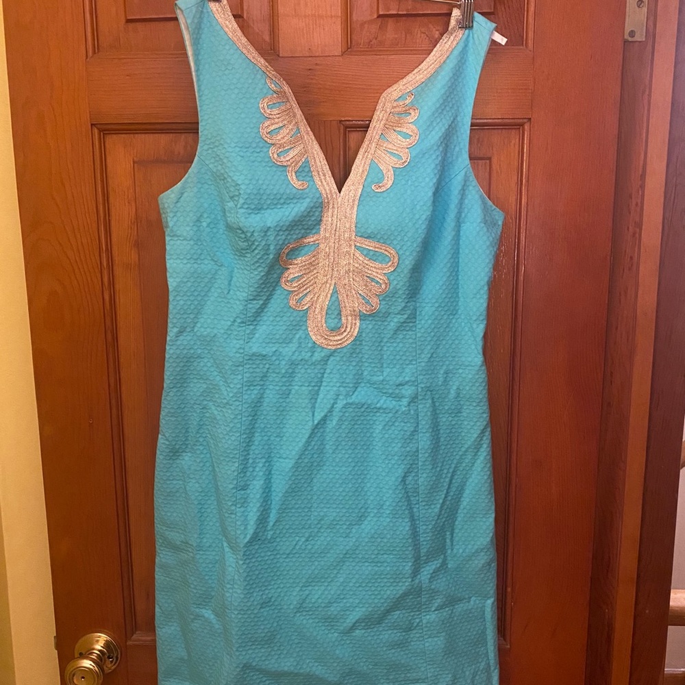 Aqua lily pulitzer dress